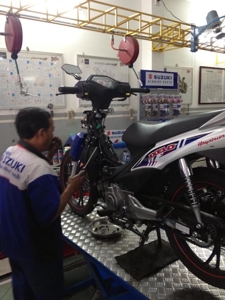 Chia sẻ chỉnh xăng gió cho suzuki axelo 125cc - 1