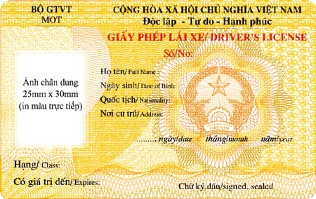 Lộ trình đổi giấy phép lái xe - 1