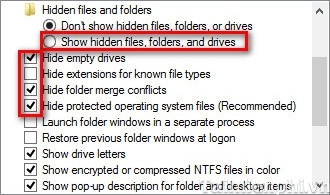 Cách hiện file ẩn trên windows 8 - 5