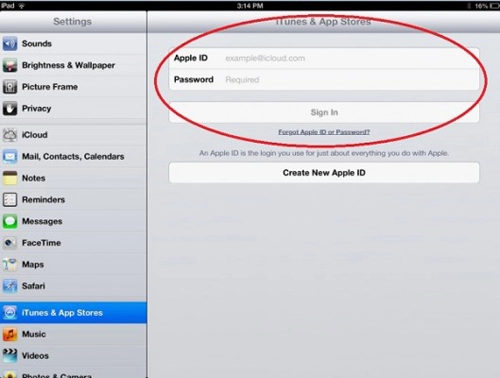 Cách thay đổi tài khoản apple id trên ipad - 5