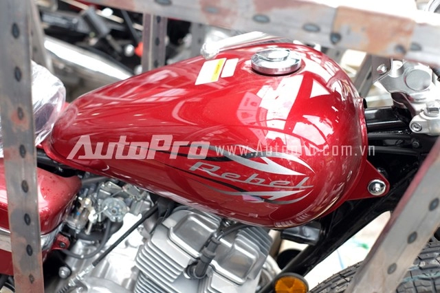 Honda rebel 250 đẹp mắt với màu đỏ dunhill tại việt nam - 8