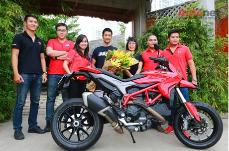 Johnny trí nguyễn tậu thêm ducati hypermotard - 5
