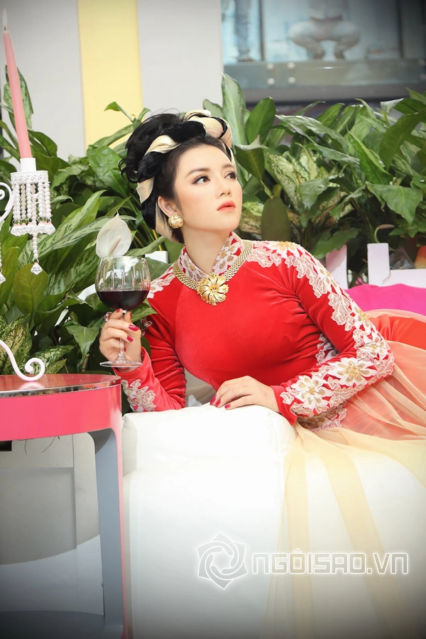 Lý nhã kỳ đẹp quý phái với bst màu hoàng gia của võ việt chung - 11