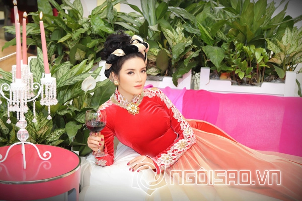Lý nhã kỳ đẹp quý phái với bst màu hoàng gia của võ việt chung - 14