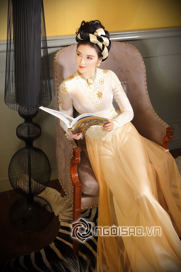 Lý nhã kỳ đẹp quý phái với bst màu hoàng gia của võ việt chung - 21