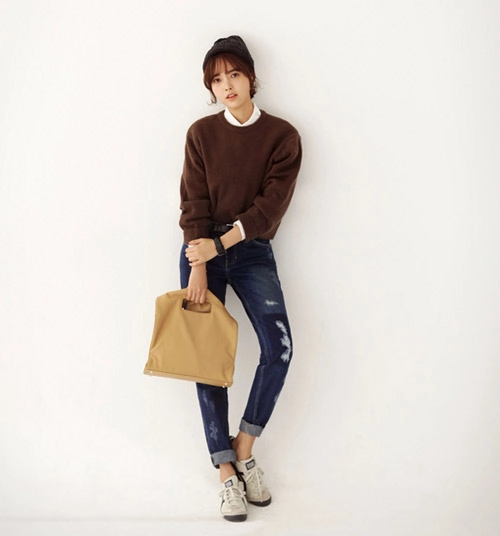 Phối jeans rộng theo từng hoàn cảnh - 2