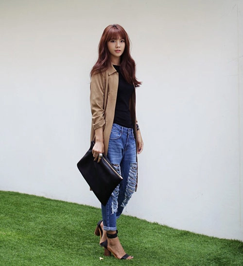 Phối jeans rộng theo từng hoàn cảnh - 8