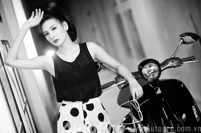 Top 5 miss ngôi sao 2013 kiêu sa bên vespa 946 - 4