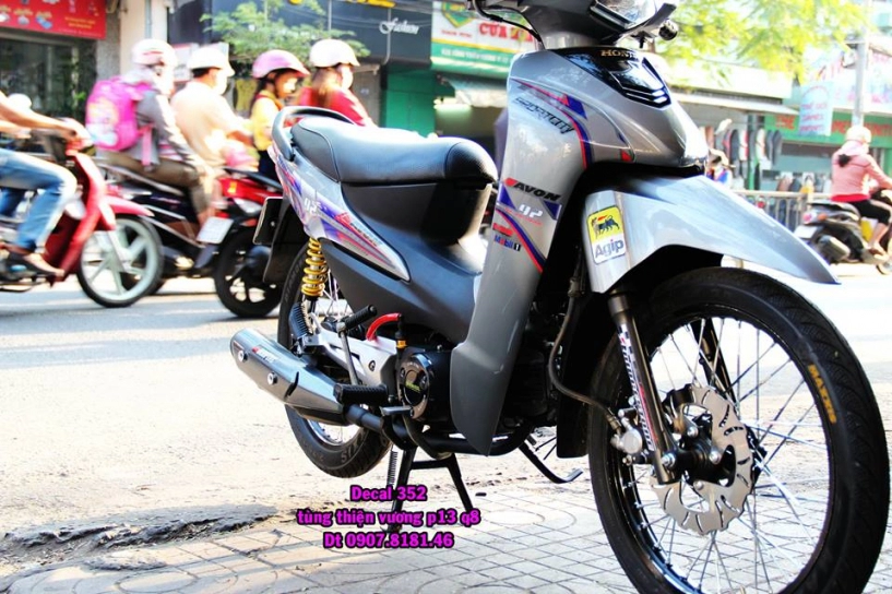 Honda wave độ kiểng phong cách thể thao mạnh mẽ - 2
