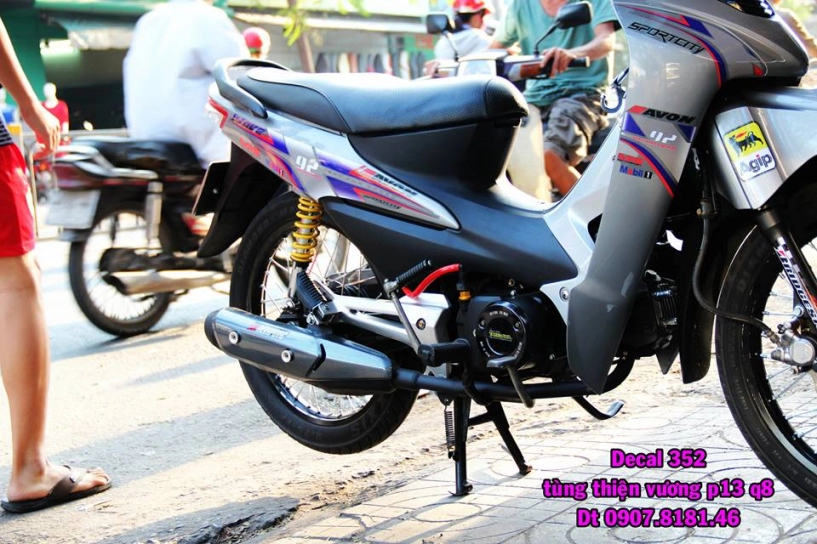 Honda wave độ kiểng phong cách thể thao mạnh mẽ - 1