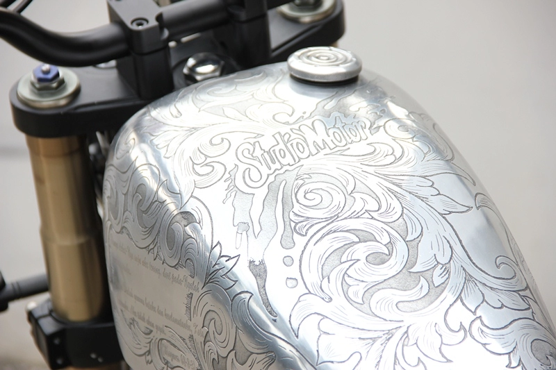 Yamaha scorpio độ tracker của 1 fan mu - 5