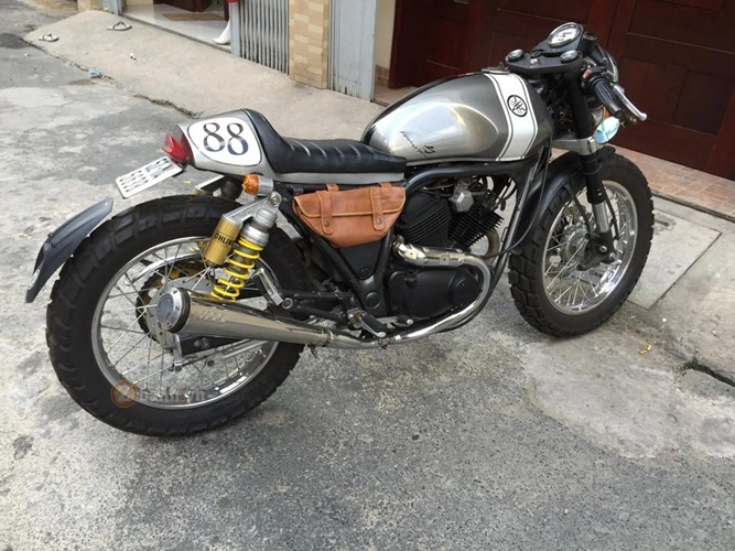 Yamaha virago 125 độ phong cách cafe racer tại sài gòn - 3
