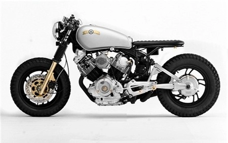 Yamaha virago tuyệt vời khi kết hợp 2 phong cách cafe và bobber - 3