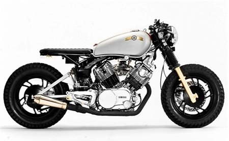 Yamaha virago tuyệt vời khi kết hợp 2 phong cách cafe và bobber - 7