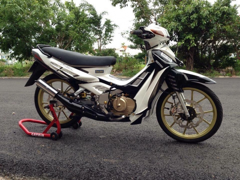 Satria 2000 độ phong cách chất chơi của biker kiên giang - 1
