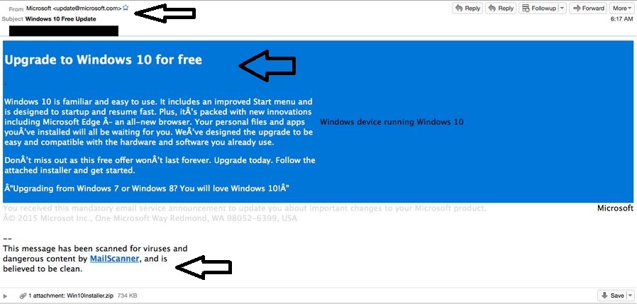 Cẩn thận virus giả mạo windows 10 khi tải - 1
