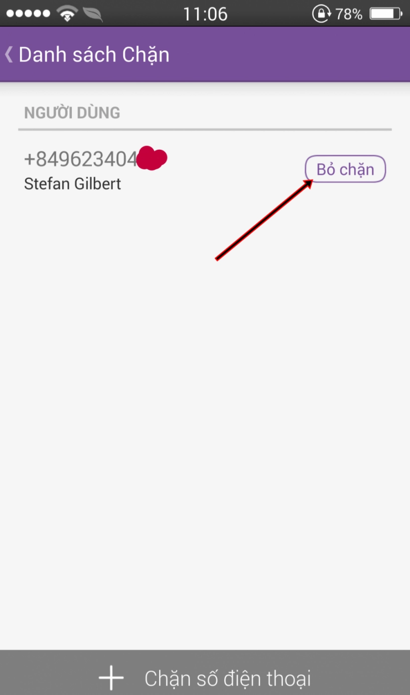 Hướng dẫn chặn tin nhắn rác trên viber - 6