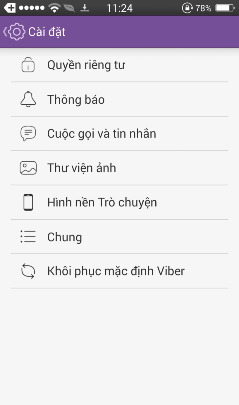 Thủ thuật ẩn trạng thái online trên viber - 4