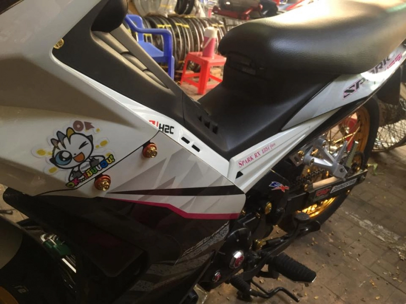 Exciter 2010 dọn phong cách spark 135i siêu cá tính - 6