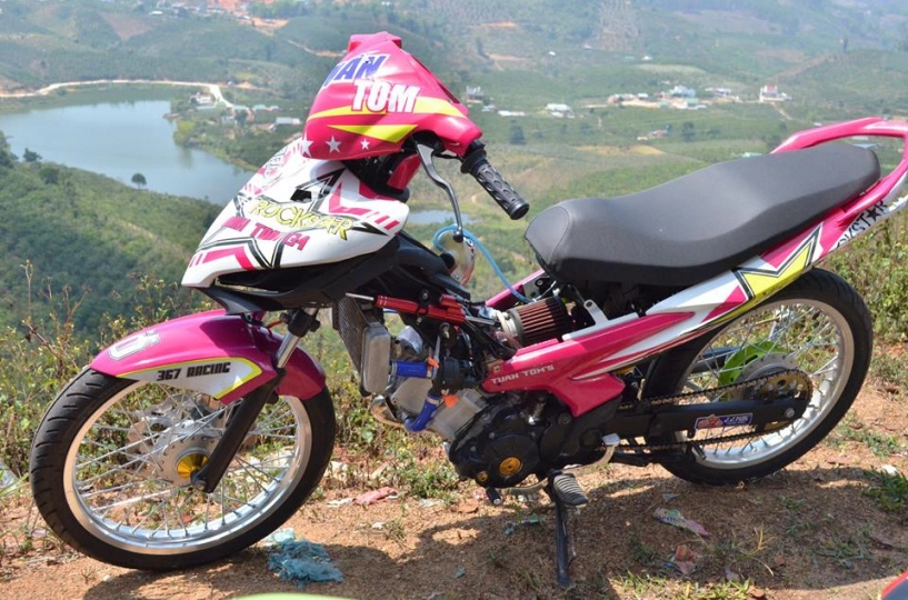Exciter con xe cọp hồng độ chất - 11