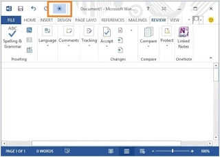 Hướng dẫn bật chế độ cảm ứng trong ms office 2013 - 3