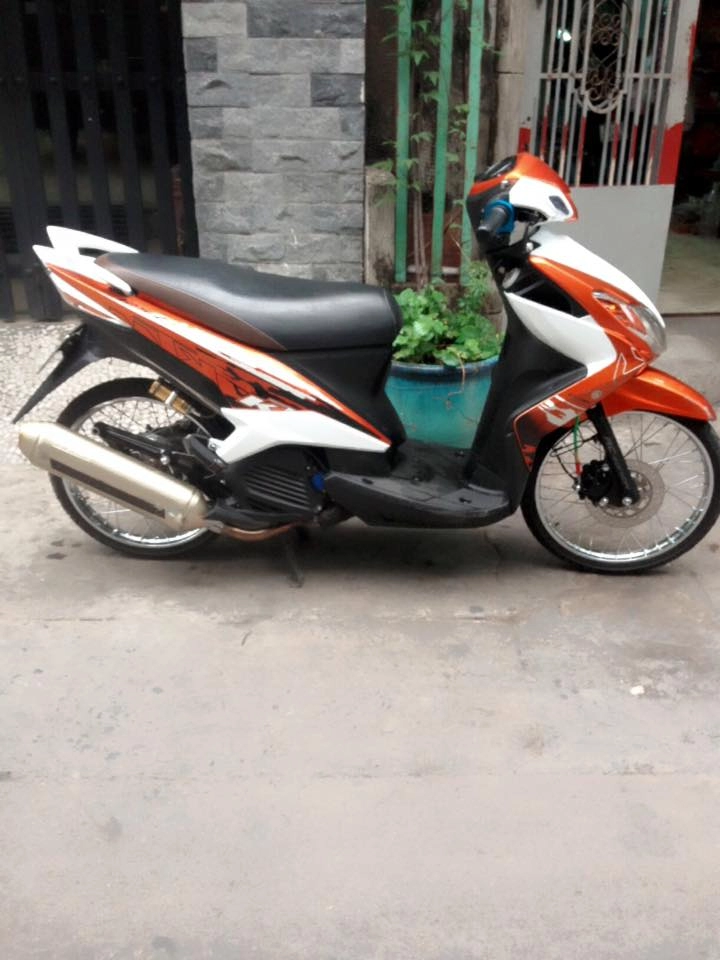 Yamaha luvias độ nhẹ pô xăng lửa - 1