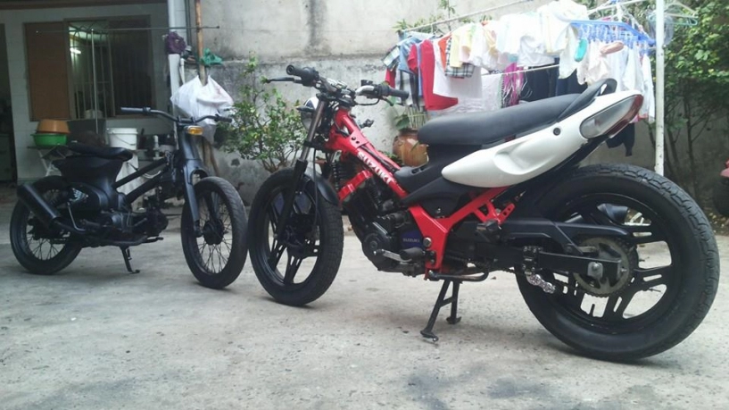 Chiếc suzuki fx độ phong cách độc đáo tự ducati monster - 2