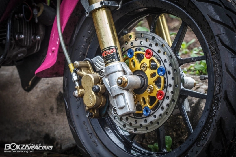 Honda chaly độ khủng lên máy wave 110 full đồ chơi độ - 5