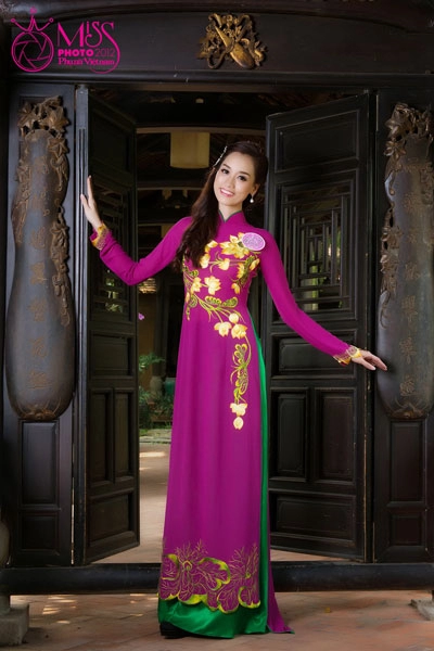 Người đẹp miss photo duyên dáng với áo dài - 5