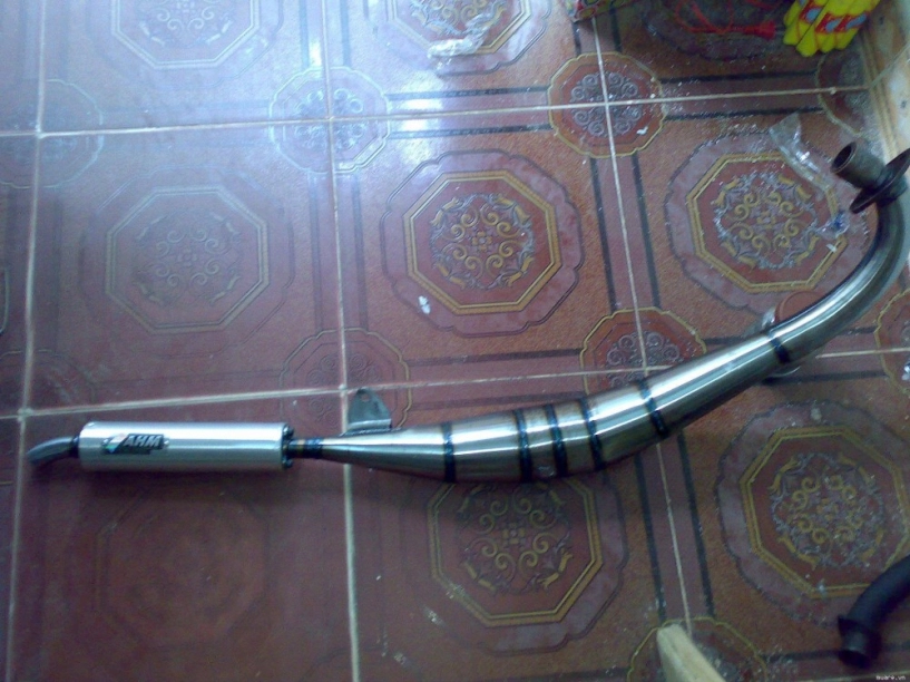 Pô tăng tốc lon nhôm a6 pô độ cho dòng nova dash suzuki sport 110 120 - 2
