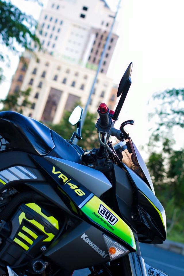 Siêu nakedbike thần thánh kawa z1000 phong cách vr46 - 6