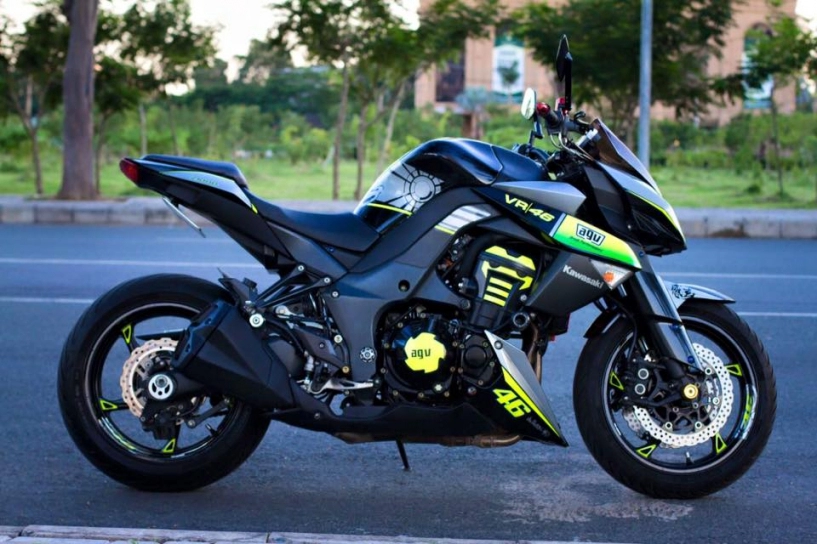 Siêu nakedbike thần thánh kawa z1000 phong cách vr46 - 8