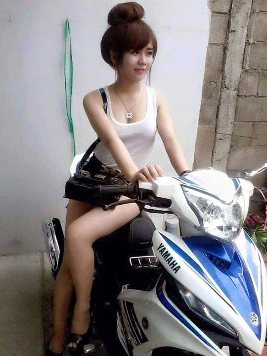 Bộ sưu tập các em gái ngồi yamaha exciter - 10