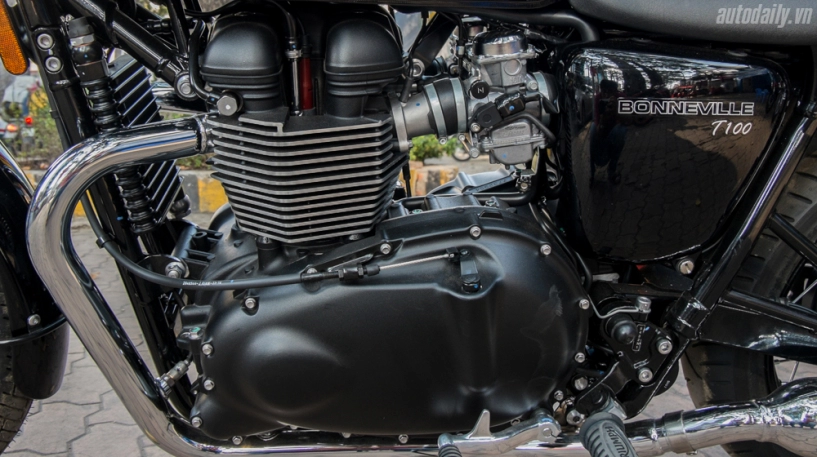 Cận cảnh triumph bonneville t100 2016 đầu tiên tại việt nam - 2