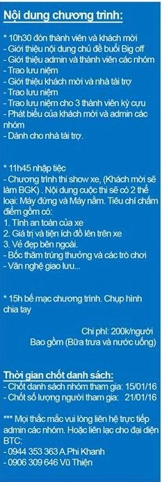 Đại hội big off tất niên suzuki miền nam 2016 đi cùng đam mê sắp diễn ra - 2