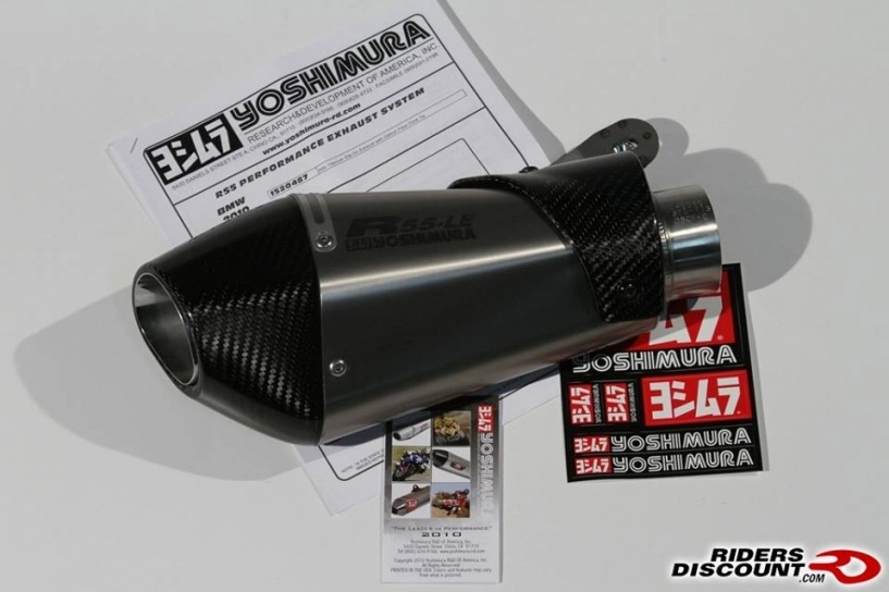 clip chi tiết bmw s1000rr 2015 trang bị pô yoshimura r55 le slip-on đầy uy lực - 5