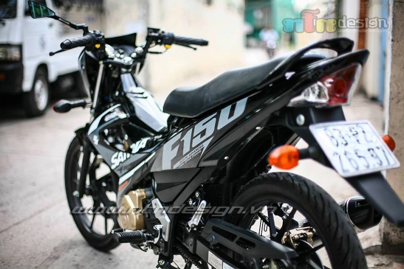 Lên tem satria f150 fi cho suzuki raider cực ngầu - 1