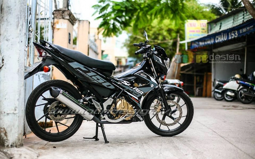 Lên tem satria f150 fi cho suzuki raider cực ngầu - 4