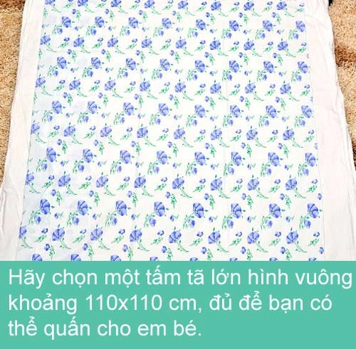 Mẹ khéo quấn tã bé yêu ngủ ngon - 1