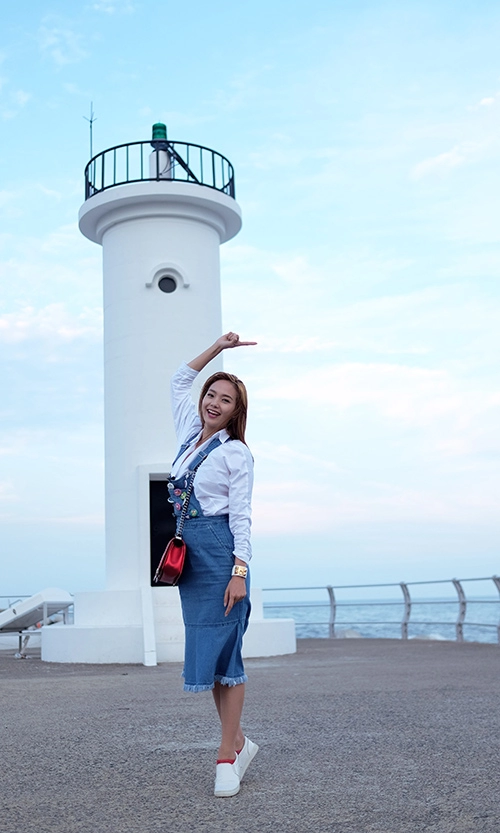 Minh hằng tươi xinh như hoa tại hàn quốc - 1