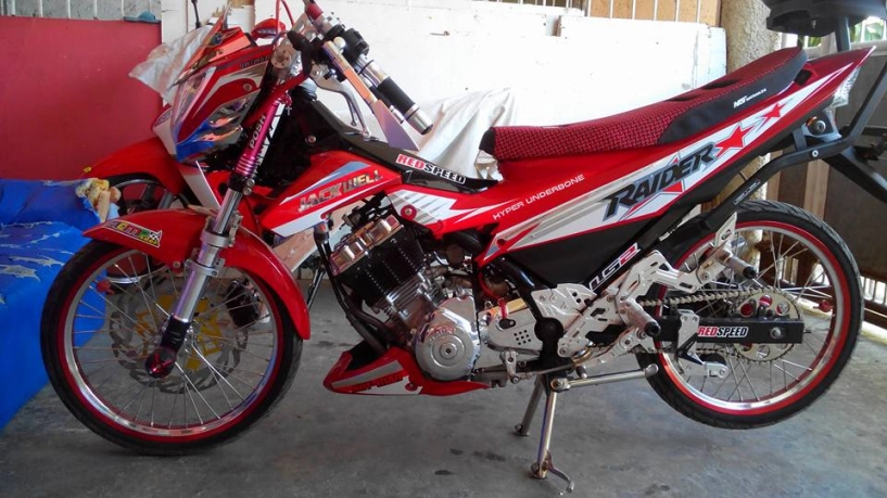 Phong cách xe thái trên con raider độ - 1