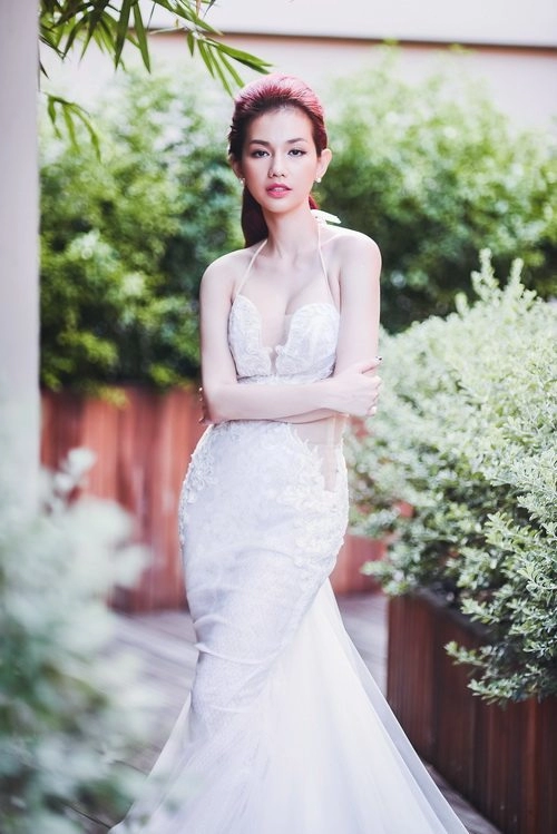 Quỳnh chi làm cô dâu gợi cảm khôn xiết sau ly hôn - 8