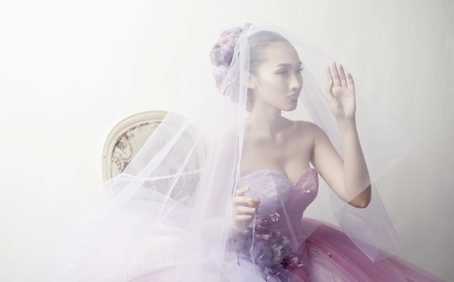 Siêu mẫu khánh ngọc diện áo cưới kiêu sa - 4