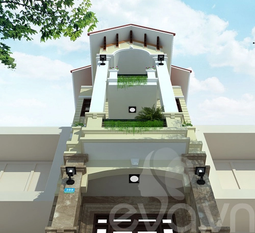 Xây 60m2 nhà phố nổi trội ở bắc ninh - 4