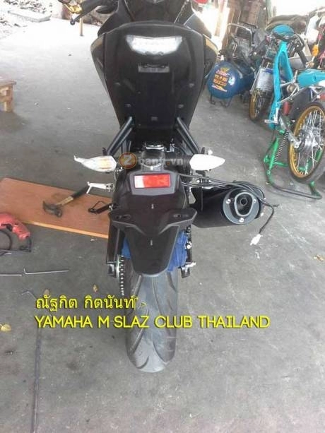 Yamaha m-slaz độ pas biển số cực độc - 5