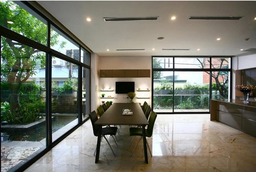 Biệt thự hà nội sừng sững cây xanh giữa nhà - 10
