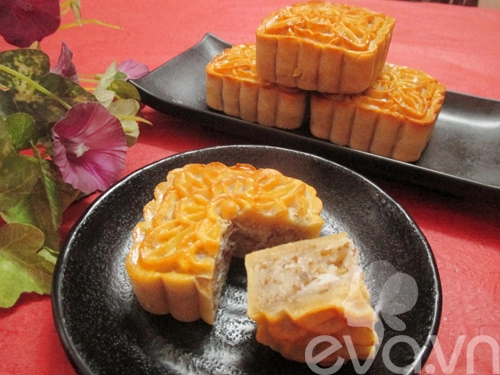 Cách làm bánh trung thu nướng nhân sữa dừa - 14
