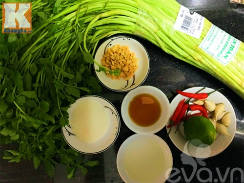 Hấp dẫn với nộm rau cần giòn ngon - 1