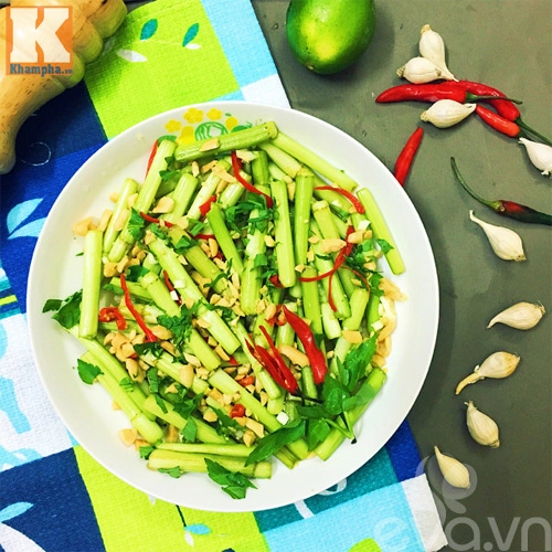 Hấp dẫn với nộm rau cần giòn ngon - 12