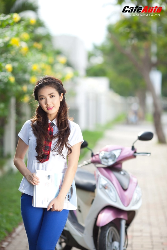 Kymco candy 50 so dáng cùng hot girl linh napie - 22
